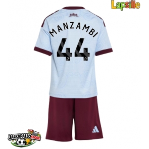 Aston Villa Johan Manzambi #44 Kolmaspaita Lapsille 2026-27 Lyhythihainen (+ shortsit)